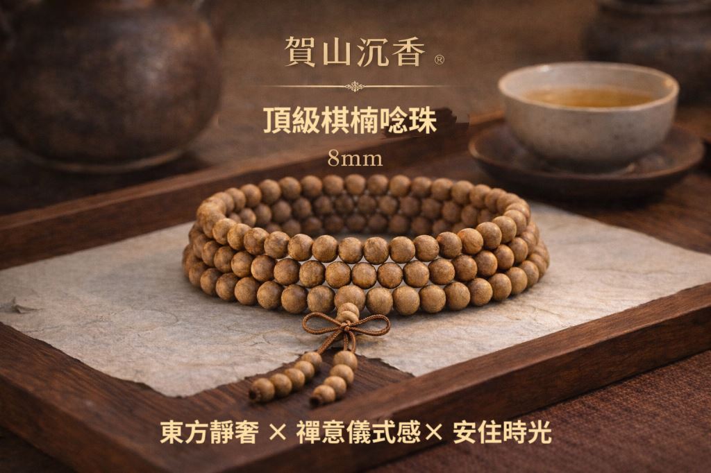 頂級棋楠念珠佛珠串珠6mm 8mm